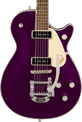 Single cut electric guitar Gretsch G5210T-P90 Electromatic Jet Two 90 Single-Cut with Bigsby - Amethyst