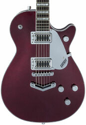 Single cut electric guitar Gretsch G5220 Electromatic Jet BT V-Stoptail - Dark cherry metallic