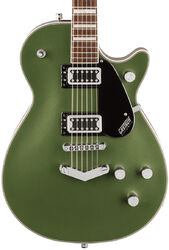Left-handed electric guitar Gretsch G5220 Electromatic Jet BT Single-Cut V-Stoptail - Olive Metallic