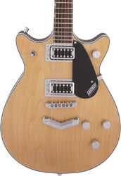 Double cut electric guitar Gretsch G5222 Electromatic Double Jet BT with V-Stoptail - Aged natural