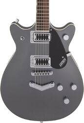 Double cut electric guitar Gretsch G5222 Electromatic Double Jet BT with V-Stoptail - London grey