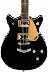 Double cut electric guitar Gretsch G5222 Electromatic Double Jet BT with V-Stoptail - Black