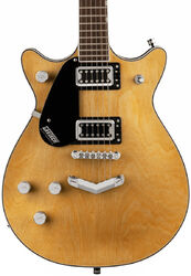 Left-handed electric guitar Gretsch G5222LH Electromatic Double Jet BT with V-Stoptail - Natural