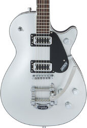 Single cut electric guitar Gretsch G5230T Electromatic Jet FT Single-Cut with Bigsby - Airline silver