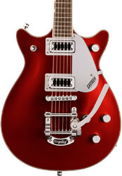 Double cut electric guitar Gretsch G5232T Electromatic Double Jet FT with Bigsby - Firestick red