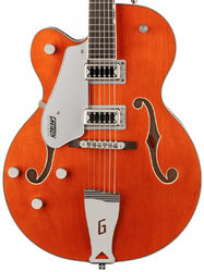 Left-handed electric guitar Gretsch G5420LH Electromatic Classic Hollow Body Single-Cut With Bigsby - Orange stain