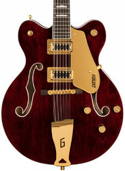 Semi-hollow electric guitar Gretsch G5422G-12 Electromatic Classic Hollow Body Double-Cut 12-String With Gold Hardware - Walnut stain