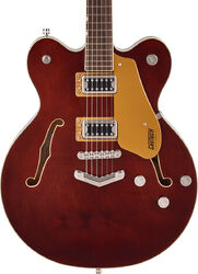 Semi-hollow electric guitar Gretsch G5622 Electromatic Center Block Double-Cut with V-Stoptail - Aged walnut