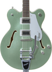 Semi-hollow electric guitar Gretsch G5622T Electromatic Center Block Double-Cut with Bigsby - Aspen green