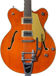 G5622T Electromatic Center Block Double-Cut with Bigsby - orange stain