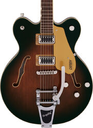Semi-hollow electric guitar Gretsch G5622T Electromatic Center Block Double-Cut with Bigsby - Single barrel burst