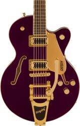 Semi-hollow electric guitar Gretsch G5655TG Electromatic Center Block Jr. - Amethyst