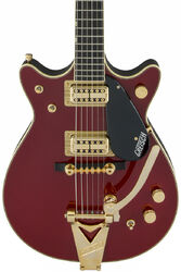 Double cut electric guitar Gretsch G6131T-62 Vintage Select ’62 Jet With Bigsby (Japan) - Vintage firebird red