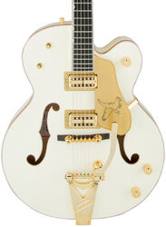 Hollow-body electric guitar Gretsch G6136T-59 Vintage Select Edition '59 Falcon Bigsby Professional (Japan) - Vintage white