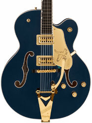 Hollow-body electric guitar Gretsch G6136TG Players Edition Falcon (Japan) - Midnight sapphire