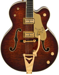 Semi-hollow electric guitar Gretsch G6136TGQM-59 Falcon Limited Edition - Forge