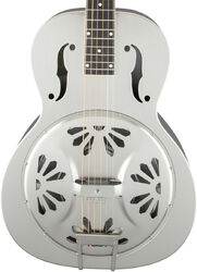 Dobro resonator Gretsch G9221 Bobtail Steel Round-Neck A.E. - Silver