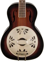 Dobro resonator Gretsch G9240 Alligator Biscuit Round-Neck (RW) - 2-color sunburst