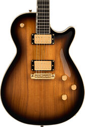 Single cut electric guitar Gretsch Electromatic Black Limba Jet Ltd - sunburst