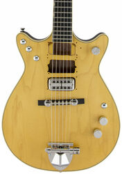 Double cut electric guitar Gretsch Malcolm Young G6131-MY Signature Jet - Aged natural