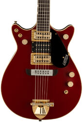 Double cut electric guitar Gretsch Malcolm Young G6131-MY-RB Jet Ltd - Vintage firebird red