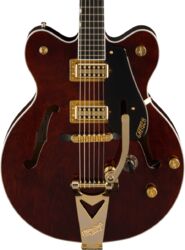 Semi-hollow electric guitar Gretsch RS201 Studiomatic Abbey Road Ltd - Classic Walnut Stain
