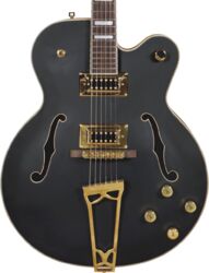 Hollow-body electric guitar Gretsch Tim Armstrong G5191BK Electromatic - Black matte