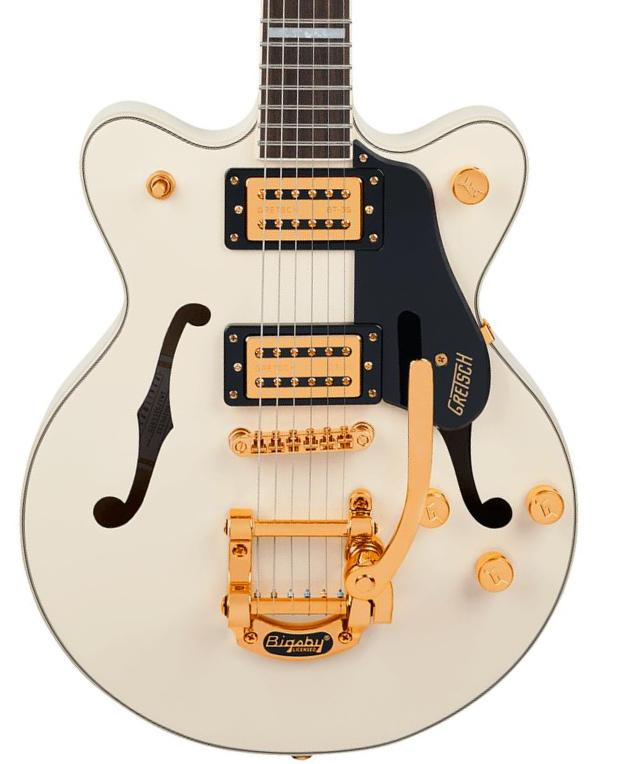 G2655TG Streamliner Center Block Jr. Double-Cut Bigsby Ltd - vintage white