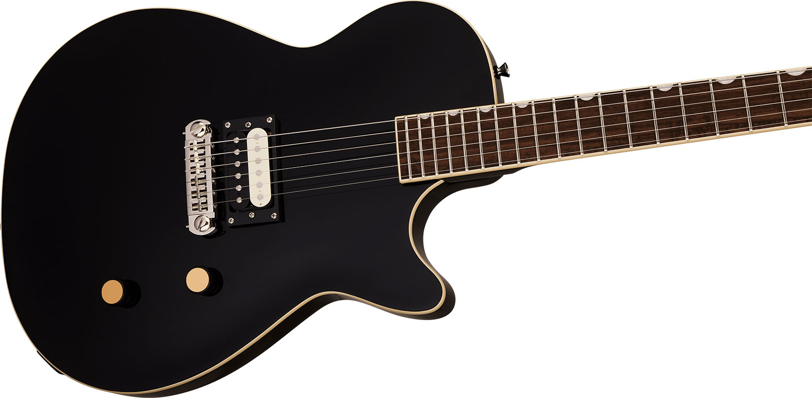 Gretsch Jet 1 Pickup Streamliner 1h Ht Lau - Jet Black - Single cut electric guitar - Variation 2