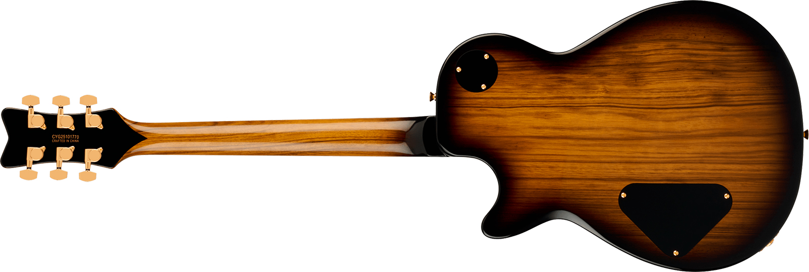 Gretsch Jet Black Limba Electromatic Ltd Chi 2h Ht Eb - Sunburst - Single cut electric guitar - Variation 1