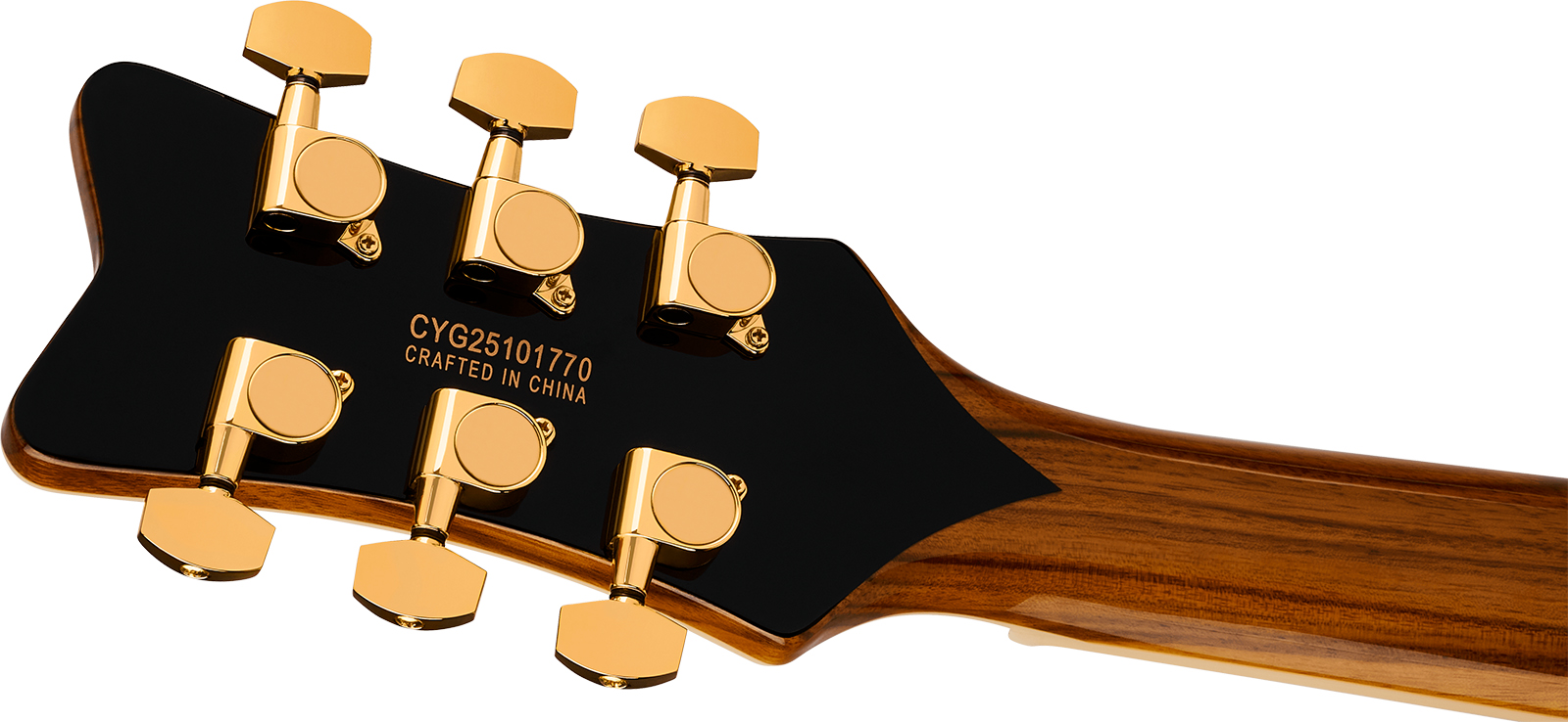 Gretsch Jet Black Limba Electromatic Ltd Chi 2h Ht Eb - Sunburst - Single cut electric guitar - Variation 4