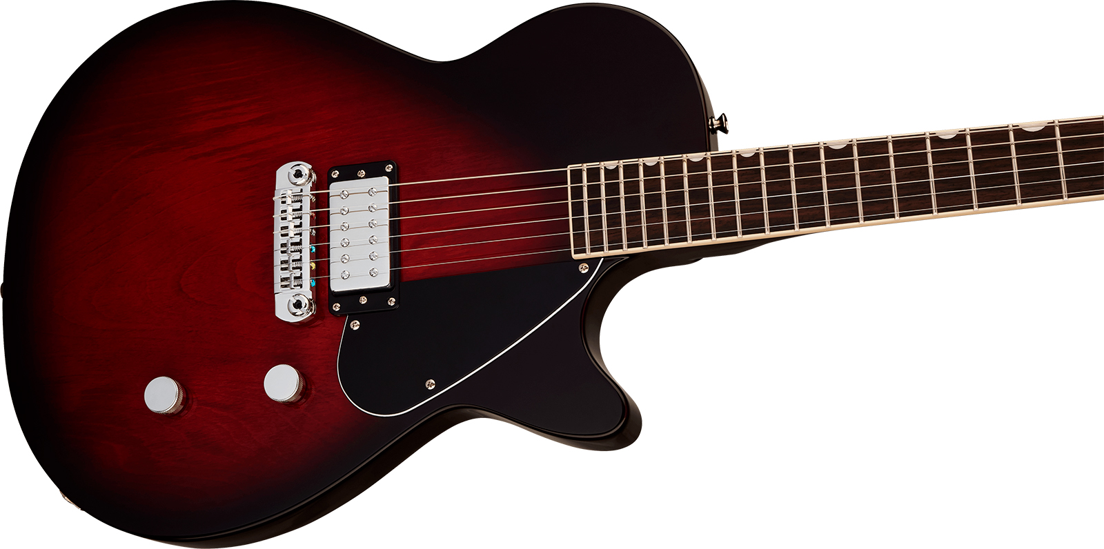 Gretsch Jet Club 1-pickup Electromatic 1h Ht Rw - Claret Burst - Single cut electric guitar - Variation 2
