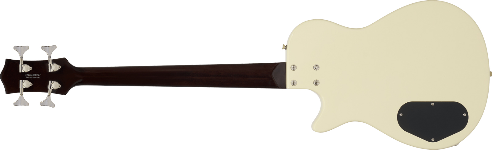 Gretsch Jet Club Bass Single-cut Streamliner Shsc Lau - Vintage White - Solid body electric bass - Variation 1
