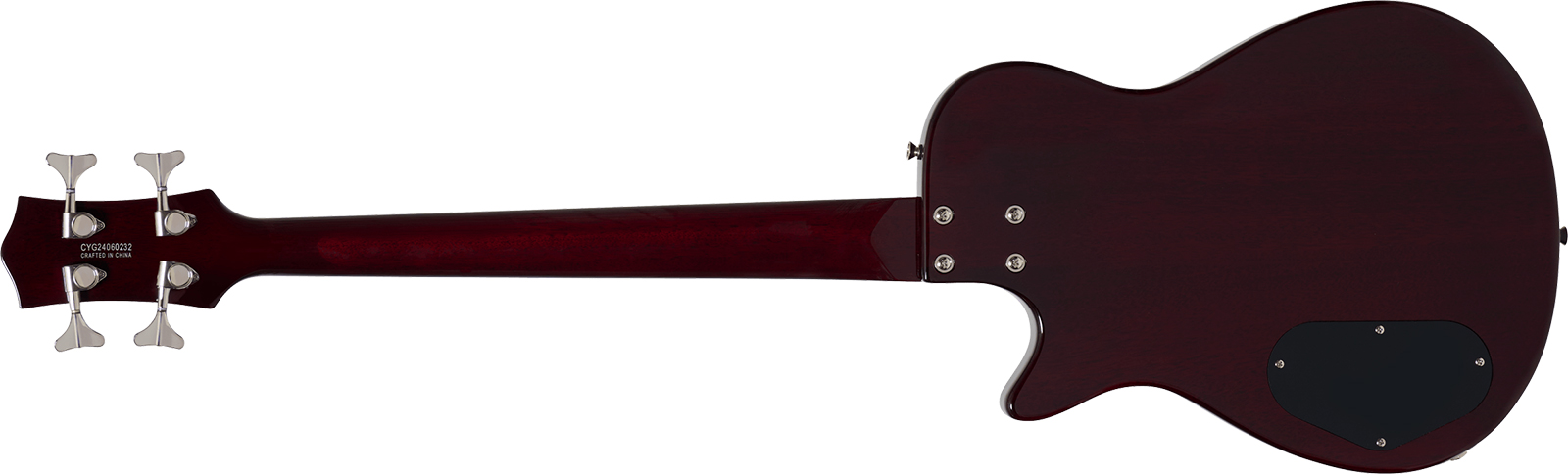Gretsch Jet Club Bass Single-cut Streamliner Shsc Lau - Walnut Stain - Solid body electric bass - Variation 1