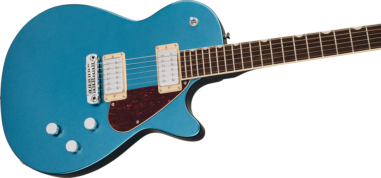 Gretsch Jet Club Electromatic 2h Ht Rw - Riviera Blue - Single cut electric guitar - Variation 2