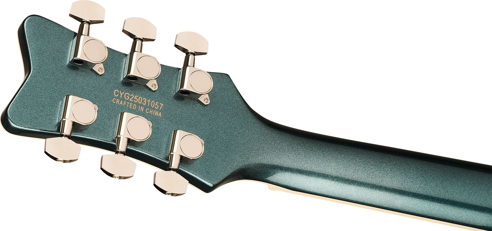 Gretsch Jet Club Electromatic 2h Ht Rw - Druid Green - Single cut electric guitar - Variation 3