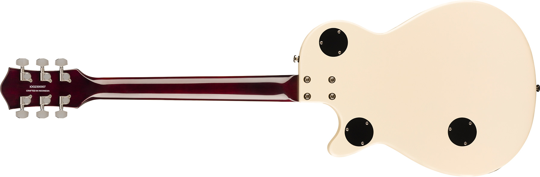 Gretsch Jet Club Sc Wraparound Streamliner 2h Ht Lau - Vintage White - Single cut electric guitar - Variation 1