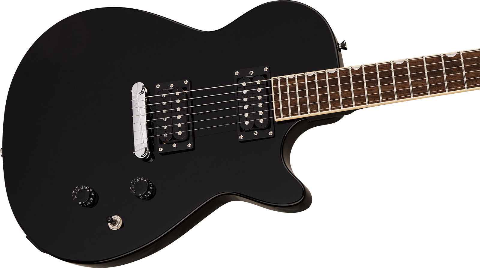 Gretsch Jet Club Streamliner 2h Ht Lau - Jet Black - Single cut electric guitar - Variation 2
