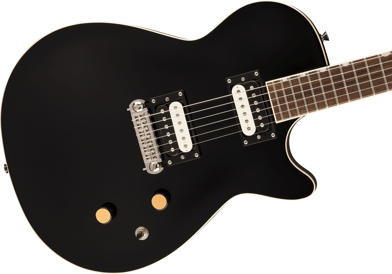 Gretsch Jet Streamliner 2h Ht Lau - Jet Black - Single cut electric guitar - Variation 2
