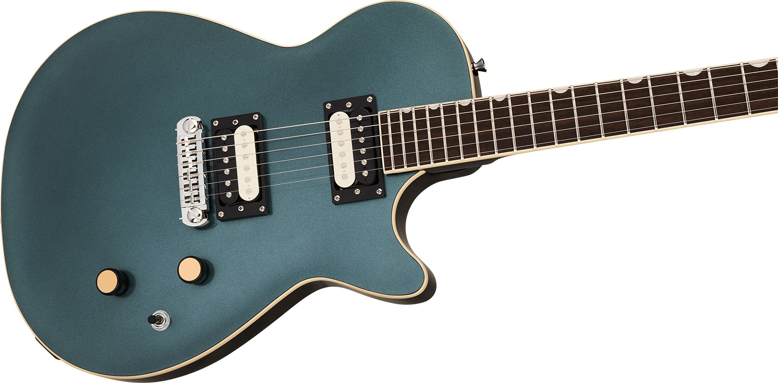 Gretsch Jet Streamliner 2h Ht Lau - Gunmetal - Single cut electric guitar - Variation 2