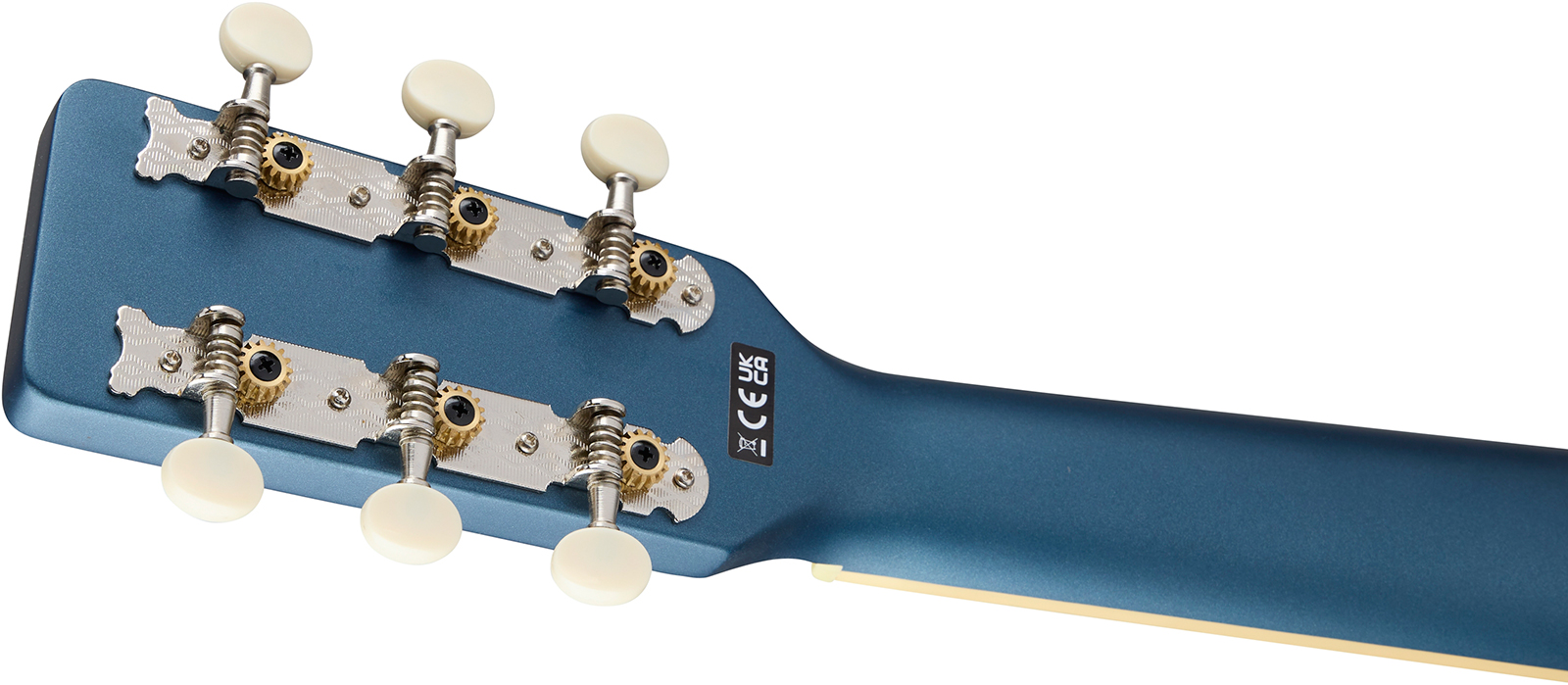 Gretsch Jim Dandy Deltoluxe Ltd Concert Shsc Tout Sapele Noy - Dark Denim - Folk guitar - Variation 3