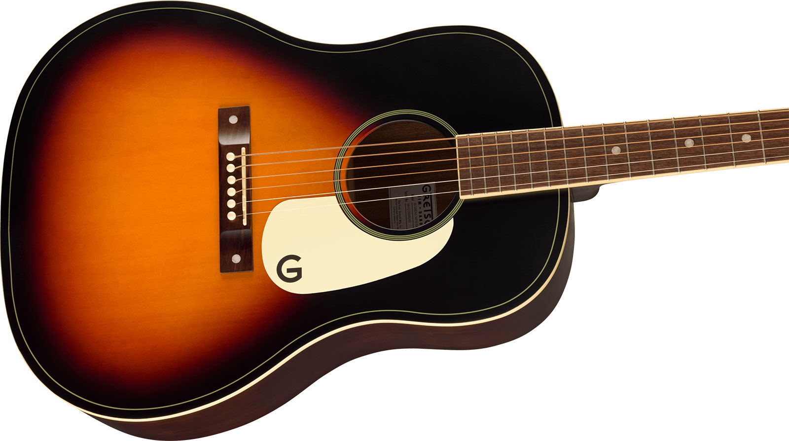 Gretsch Jim Dandy Dreadnought Tout Tilleul Noy - Rex Burst Semi Gloss - Folk guitar - Variation 2