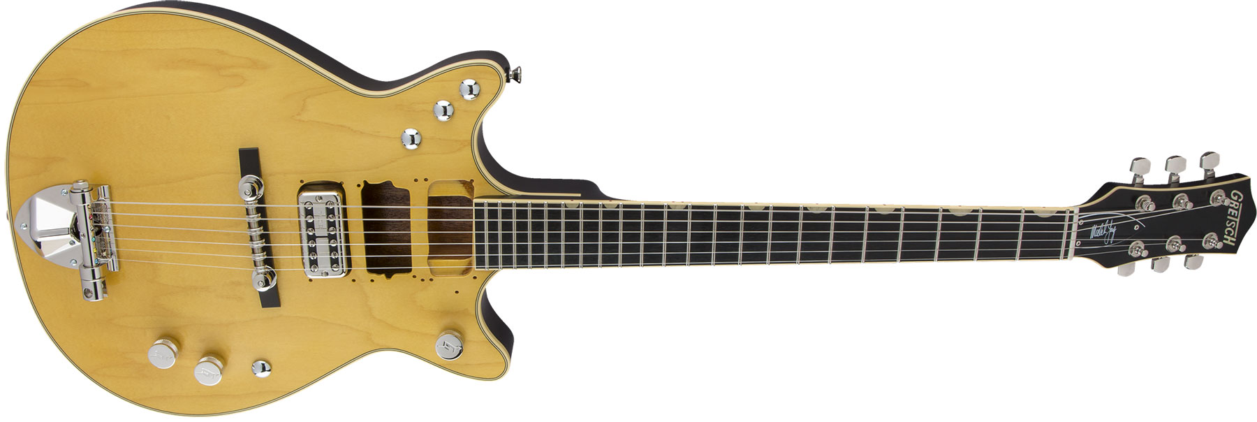 Gretsch Malcolm Young G6131-my Signature Jet Eb - Aged Natural - Double cut electric guitar - Variation 1