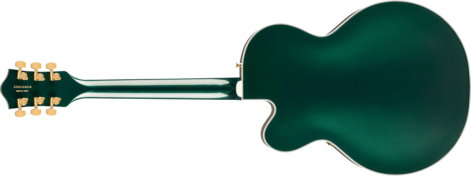 Gretsch Nashville Hollow Body Bigsby Gh Pro Jap 2h Trem Eb - Cadillac Green - Semi-hollow electric guitar - Variation 1