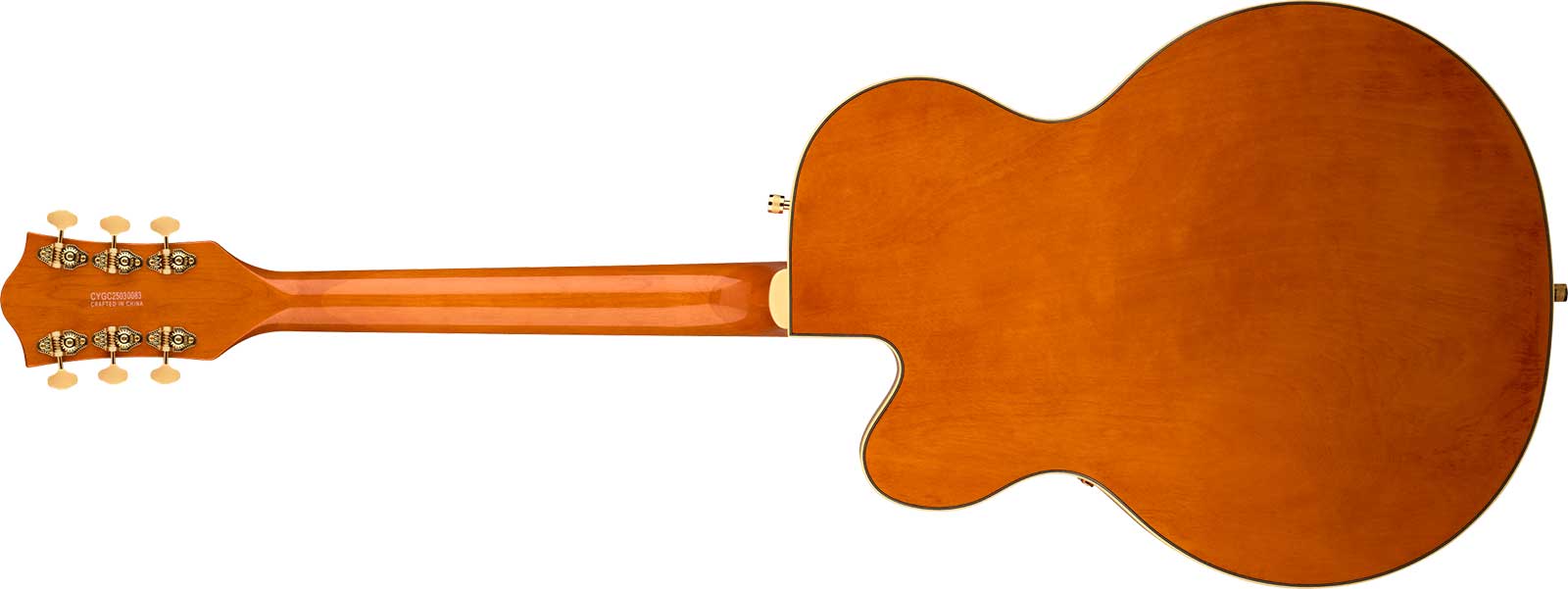 Gretsch Nashville Hollow Body Sc Bigsby Synchromatic 2h Trem Eb - 50's Orange Stain - Semi-hollow electric guitar - Variation 1
