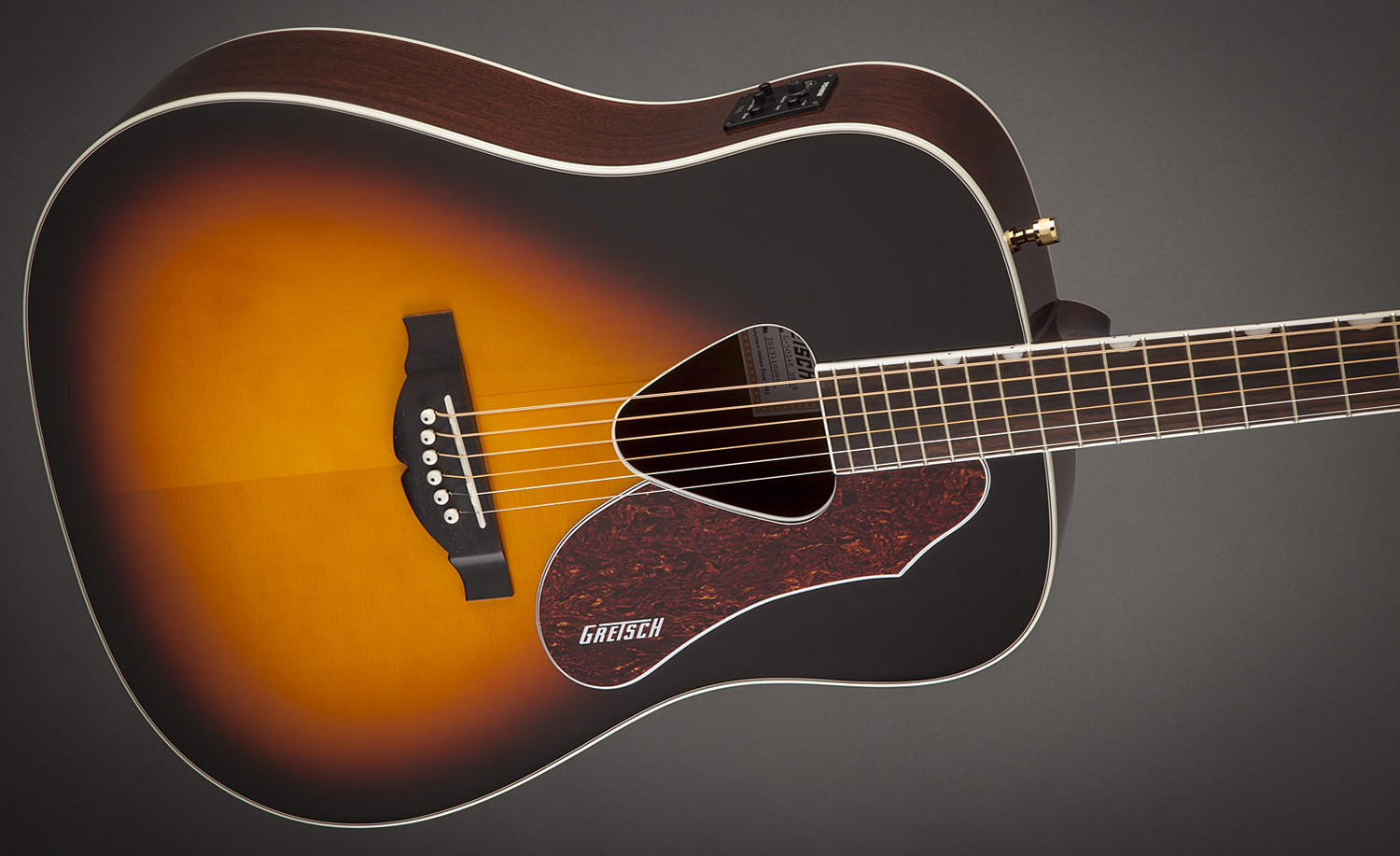Gretsch G5024e Rancher Dreadnought Epicea Acajou Rw - Sunburst - Electro acoustic guitar - Variation 2