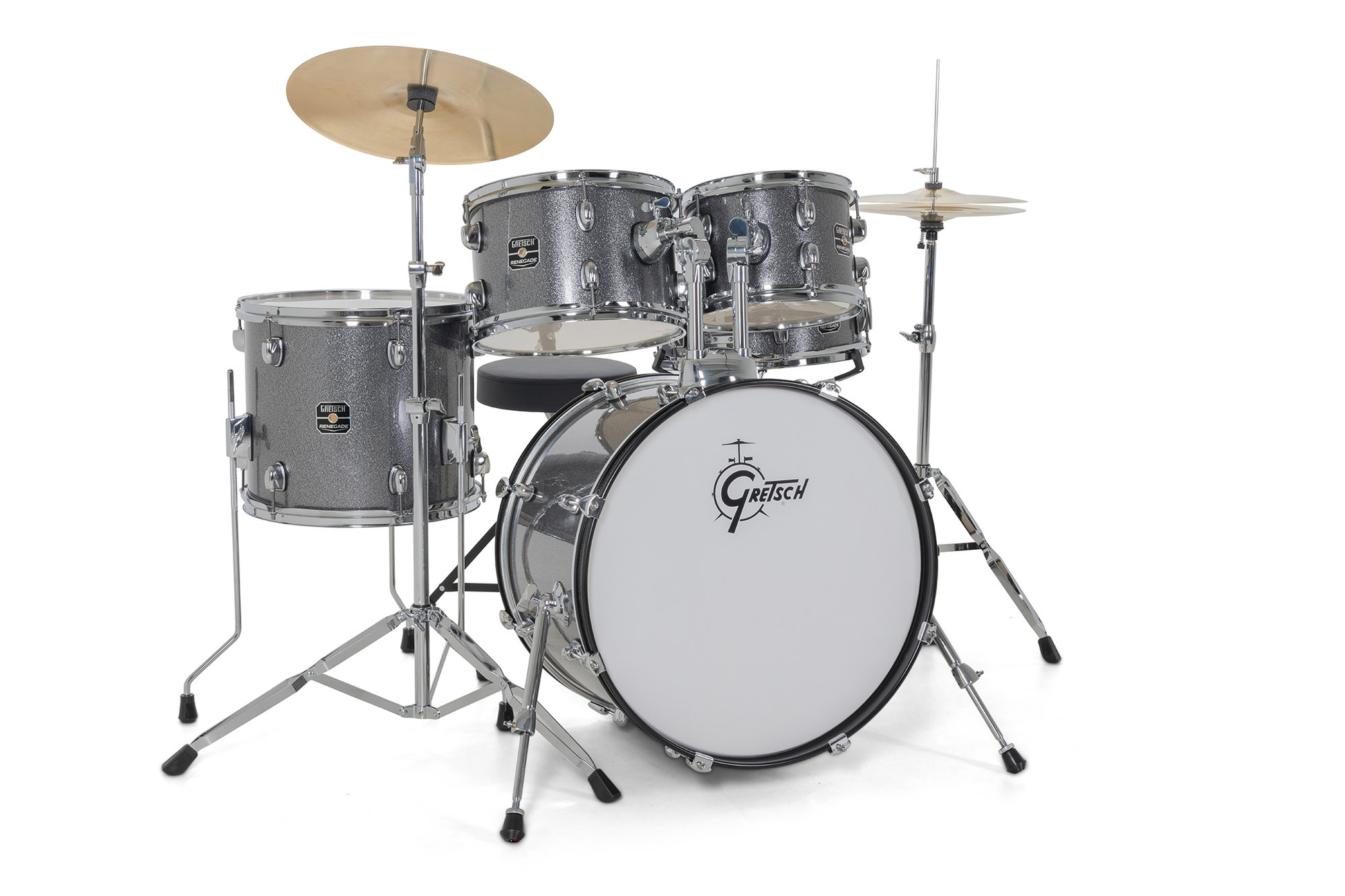 Gretsch Renegade 20'' - 5 FÛts - Grey Sparkle - Fusion drum kit - Variation 1