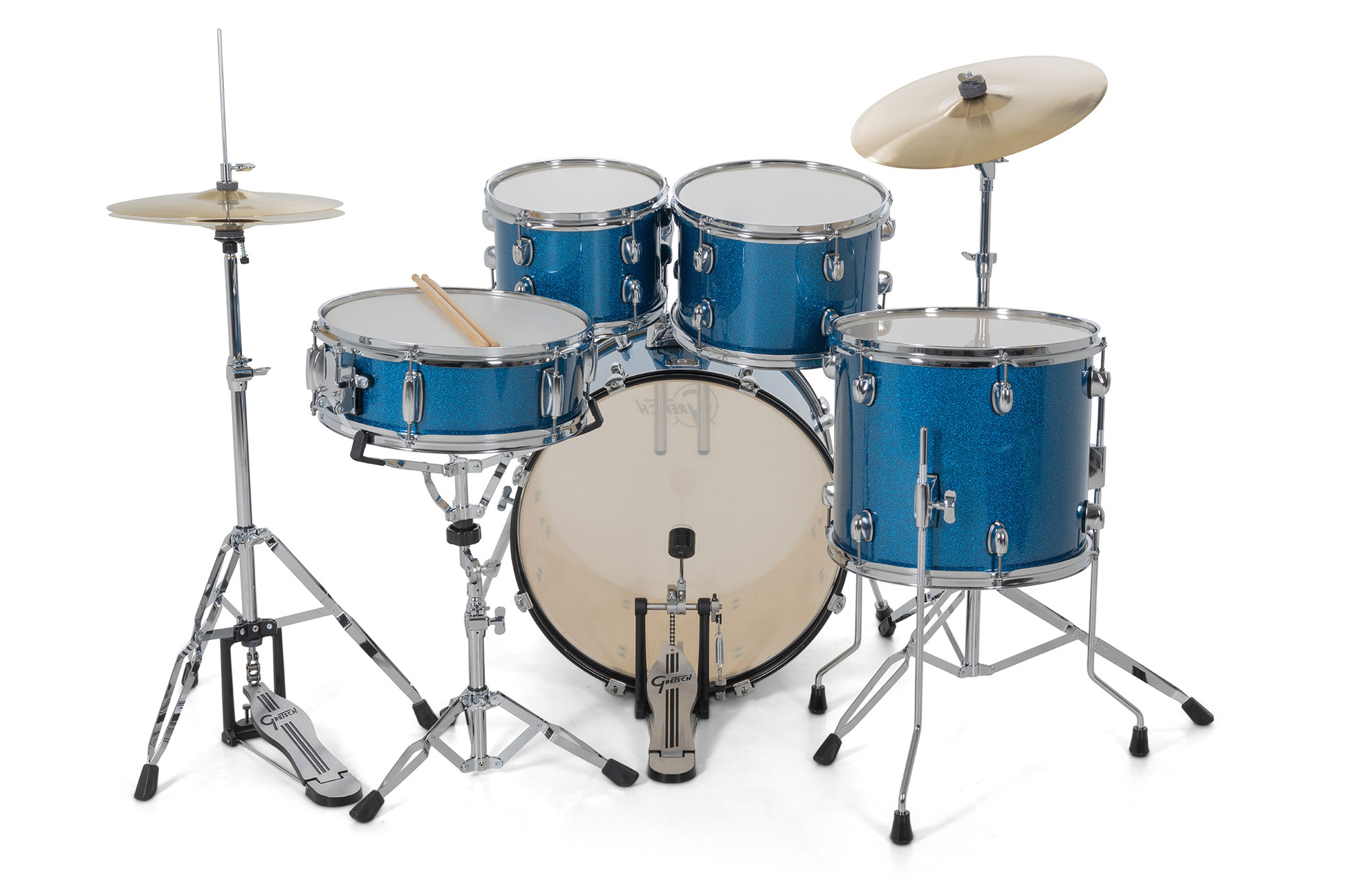 Gretsch Renegade 20'' - 5 FÛts - Blue Sparkle - Fusion drum kit - Variation 1