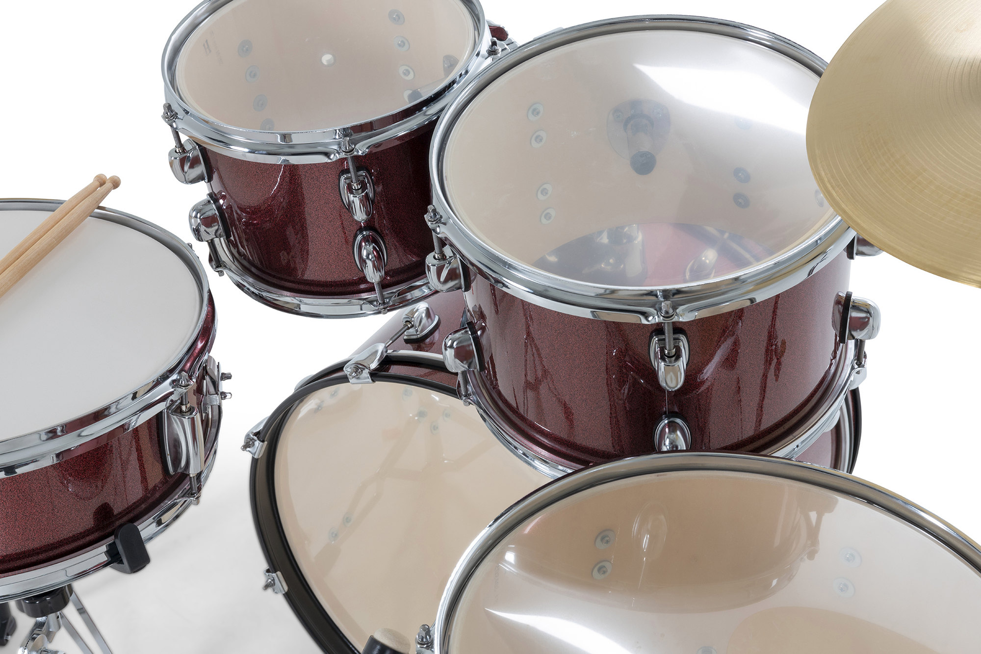 Gretsch Renegade 20'' - 5 FÛts - Ruby Sparkle - Fusion drum kit - Variation 6