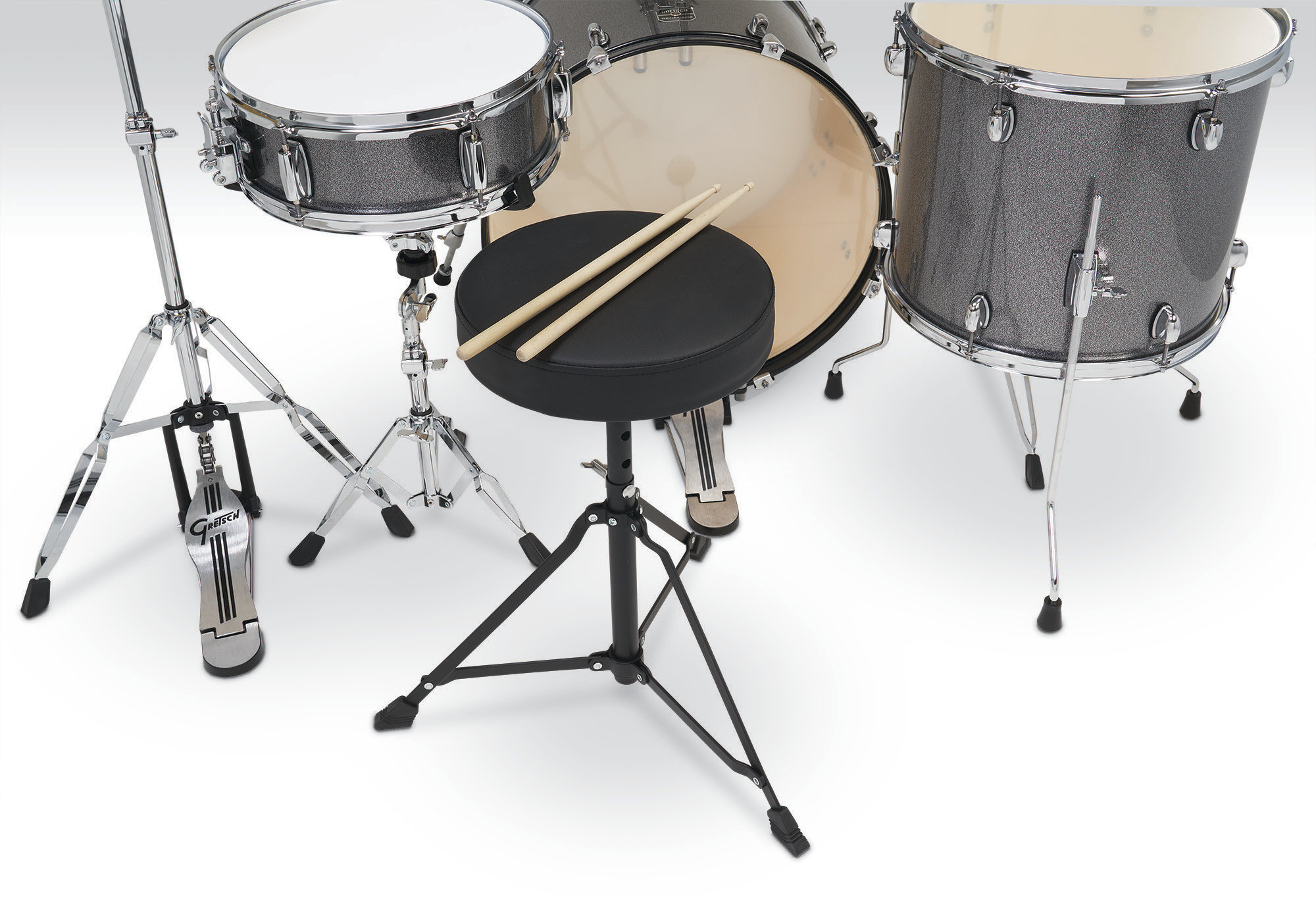 Gretsch Renegade 22'' - 5 FÛts - Grey Sparkle - Rock drum kit - Variation 2